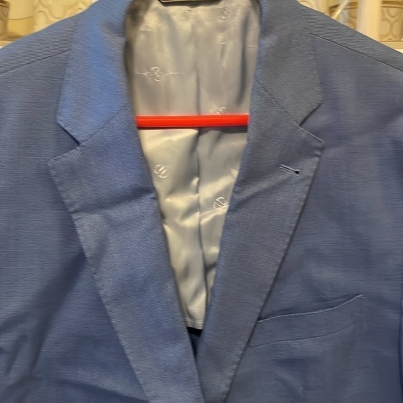 NWOT David Donahue Custom Made Jacket  Blue - Picture 4 of 9